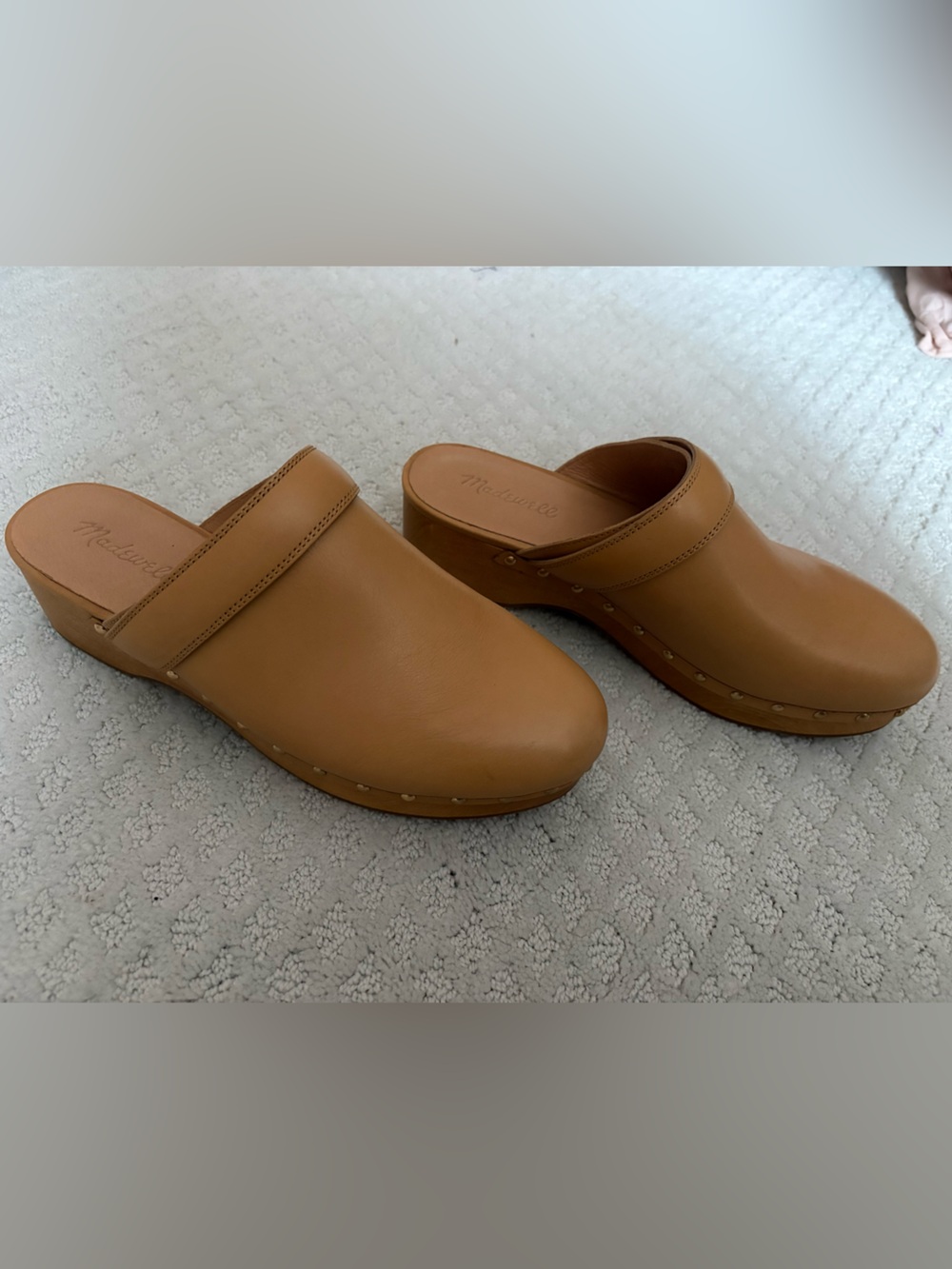 Madewell Leather Slip-On Clogs - Picture 1 of 5